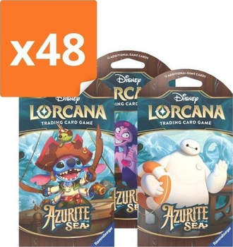 Zestaw kart Ravensburger Disney Lorcana Azurite Sea Set 06 Booster box (eurozaw.) 48 szt. (5902490426252)