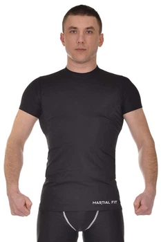 Футболка компресійна Berserk Sport Martial Fit Чорний XL
