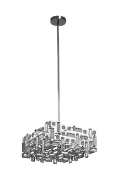 Люстра WunderLicht Yw2516 40.5x107 см Серебристо-прозрачный (YW2516-46)