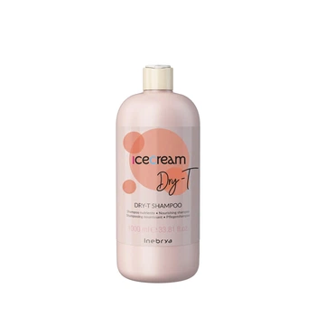 Шампунь для сухого, кучерявого й фарбованого волосся Inebrya Shampoo Dry-T, 1000 мл New