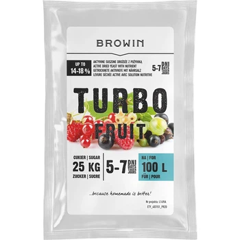Винные дрожжи фруктовые Browin Turbo Fruit 160 г для 100 л браги ПР403151