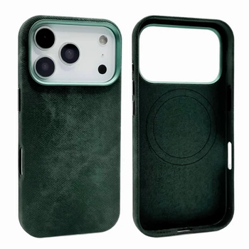 Чохол Shammy Case with Apple MagSafe IPhone 17 Pro Max Dark Green