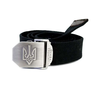 Ремінь брючний з Тризубом Pancer Protection чорний
