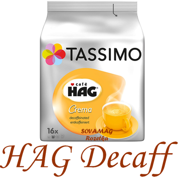 Кофе в капсулах Tassimo HAG Decaffeinato