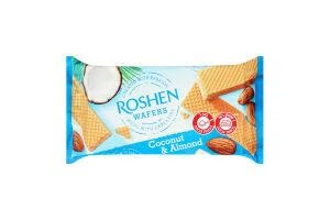 Вафлі Roshen Wafers кокос мигдаль 216 г