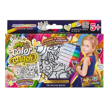 Набір для творчості "My Color Clutch" CCL-02-01U...06U з фломастерами Вид 4