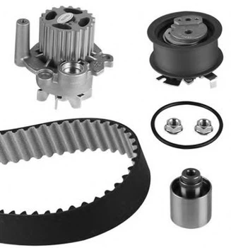 Комплект ГРМ + помпа VW Caddy/T5/Golf/Passat/Skoda/Seat/Audi 1.4TDI/1.9TDI/2.0SDI 03-(120x30)(PA8 KP879-1 UA63 Graf (KP8791)