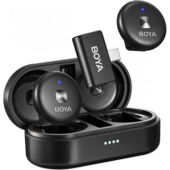 Микрофонная радиосистема Boya Omic-U USB-C Black [102981]