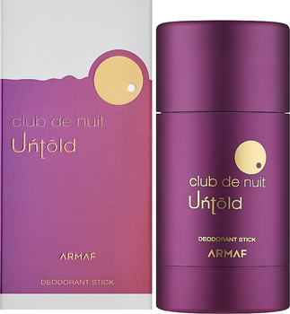 Dezodorant w sztyfcie Armaf Club de Nuit Untold Deostick 75 g (6294015167931)