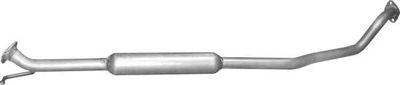 Глушитель алюм. сталь, средн. часть Suzuki Swift 1.5i-16V 05- (25.68) Polmostrow POLMO (2568)