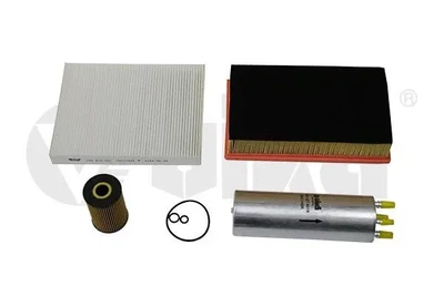 Комплект фильтров (4 шт.)) VW T5 (10-19),Amarok(10-),Crafter (11-16),Golf (05-13),Passat (08-14) 1.6D, 2.0D (K11785201) VIKA Vika (K11785201)