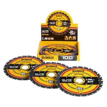 Диск пиляльний ELITE DeWALT EXTREME, розмір 190х30х24, угол заточування 18 градусів, геометрія зуба ATB, 1 шт. (DT10402)