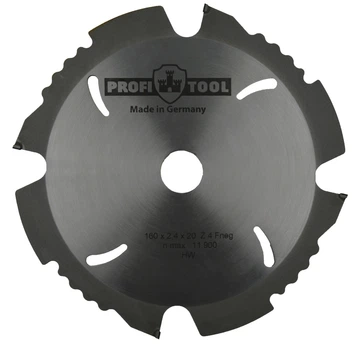 Диск пильный алмазный PROFITOOL - 160х2,4х1,6х20 мм Z=4, Fneg (2116017)