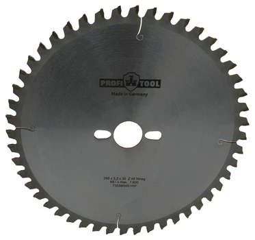 Диск пильный PROFITOOL - 250х3,2х2,2х30 мм Z=48, Wneg (ATBneg) (2125006)
