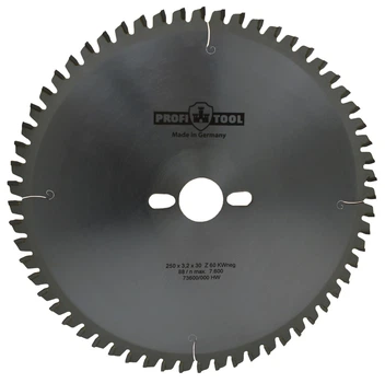 Диск пильний PROFITOOL - 250х3, 2х2, 2х30 мм Z=60, Wneg (ATBneg) (2125007)