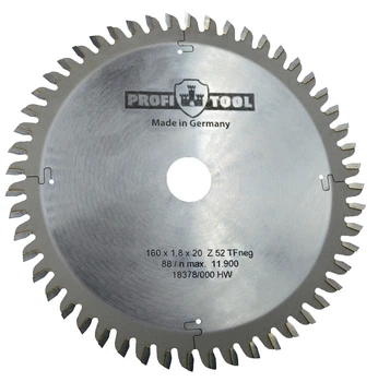 Диск пильный PROFITOOL - HW 160х1,8х1,2х20 мм TF52 (2116020)