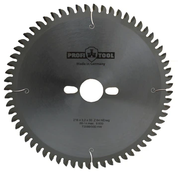 Диск пильный PROFITOOL - 216х3,2х2,6х30 мм Z=64, TFneg (2121607)