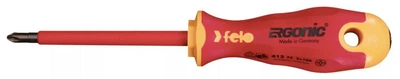 Отвертка диэлектрическая FELO - ERGONIC VDE 1000V PZ2х100х106 мм (41520390)