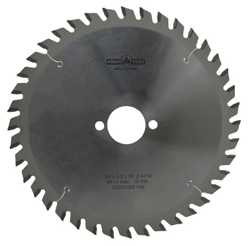 Диск пильний PROFITOOL - 184х2, 2х1, 4х30 мм Z = 40, W (ATB) (2118405)