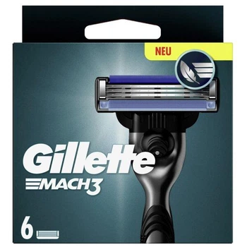 Змінні касети для гоління Gillette MACH 3 6 шт (8700216503358)