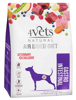 Sucha karma dla psów z zaburzeniami trawienia 4Vets Natural Dog Gastro Intestinal 1 kg (5902811742627)