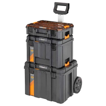 Комплект ящиків McLaren DeWALT TSTAK, (ящик - візок DWST83347-1M + ящик DWST83346-1M + органайзер DWST82968-1M) (DWST60452-1)