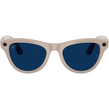 Смарт-очки Ray-Ban Meta Skyler Shiny Chalky Gray/Clear Sapphire Transition (RW4010 6700MF 52-20) [144057]