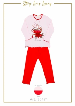 Пижама Story Loris Luxury, арт. 35471, marshmallow, 4 года, 104 см
