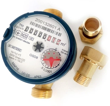 Лічильник холодної води B METERS 1/2'' 110мм Італія Побутовий для води Синій (ТР-00020622)