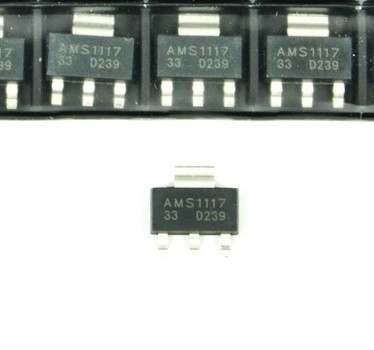Стабилизатор напряжения линейный AMS 1117 3.3V sot-223 (210009).