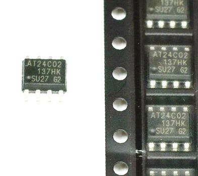 Микросхема памяти ATMEL 24C02 EEPROM sop-8 (230001)