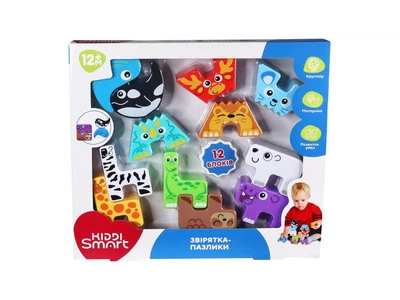 Игровой набор Зверушки-пазлы, Kiddi Smart, 4562-KS