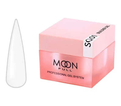 Гель для наращивания MOON FULL Builder Gel 1 прозрачный (без НЕМА и ТРО), 30 мл