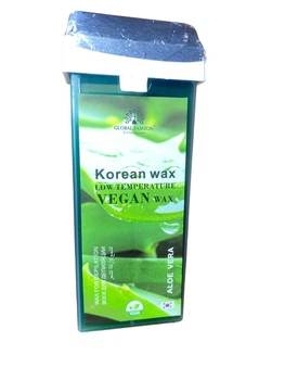Касетний Віск Global Fashion для депіляції Professional Korean Wax Aloe Vera 100 мл