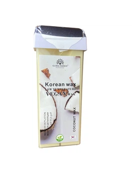Касетний Віск Global Fashion для депіляції Professional Korean Wax з екстрактом кокоса 100 мл