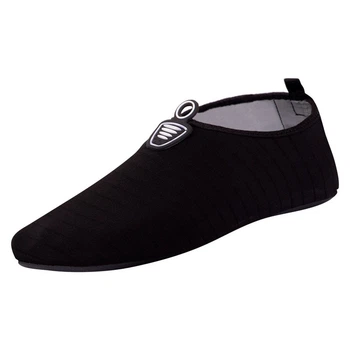 Детские тапочки для пляжа и кораллов неопреновые аквашузы Skin Shoes SP-Sport 1812B размер 24-25 Black