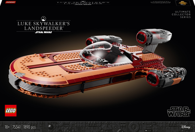 Zestaw klockow LEGO Star Wars Smigacz Luke’a Skywalkera 1890 elementow (75341) (955555911315099) - Outlet