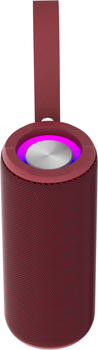 Przenośny głośnik Denver BTV-213 2x5W RGB Red (BTV-213BD)