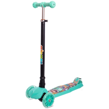 Детский трехколесный самокат MicMax Scooter 3D MG-05 Mint