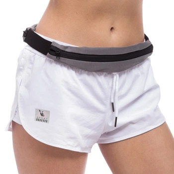 Спортивная сумка на пояс для бега с двумя отделениями на молниях Scout My Fit GMJ-001 Grey-Black