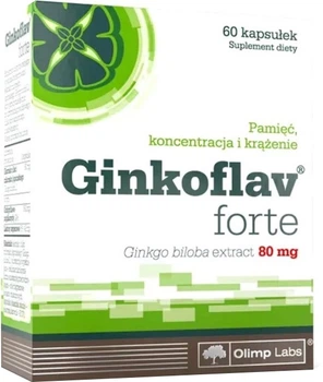Гинкго билоба Olimp Ginkoflav Forte 60 капсул (5901330003516)