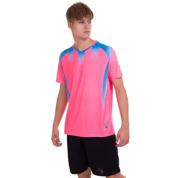 Форма футбольная Zelart Action 8831 размер 3XL (52-54) рост 180 см Pink-Blue-Black