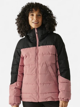 Куртка демисезонная с капюшоном женская Regatta Women's Aldthorn RWN397-1PV M Розовая с черным (5063516142676)