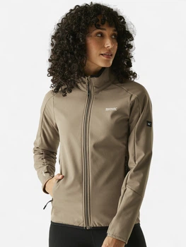 Куртка демісезонна жіноча Softshell Regatta Women's Moutdale RWL283-4S8 38 Коричнева (5063516144915)