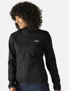 Толстовка на молнии без капюшона на флисе женская Regatta Women's Newhill RWA753-540 XS Синяя (5063516146315)