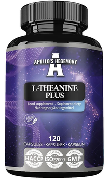 Харчова добавка Apollo's Hegemony L-Theanine Plus 120 капсул (8721077930671)
