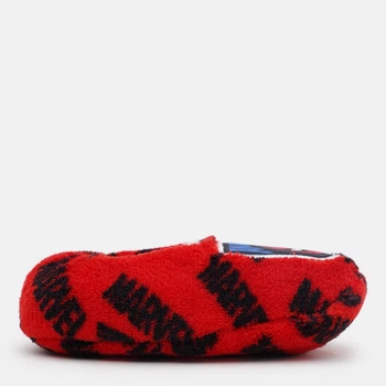 Детские теплые комнатные тапочки для мальчика Disney Spiderman HY06140-RED 27-30 Красные (3609088188388)
