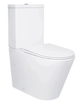 Унитаз напольный Qtap Swan Eco Ultra Quiet с сиденьями Slim Duroplast/ Soft-close/ Quick Release QTSWA27W48748