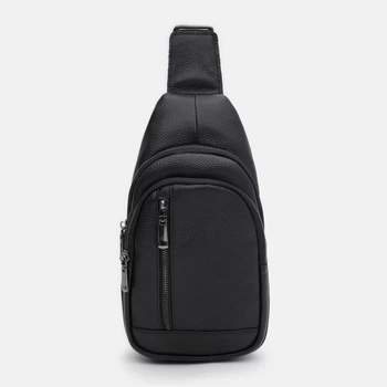 Рюкзак мужской из натуральной кожи 2.7 л Laras K10620f Черный (ROZ6501087105)