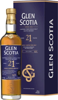 Віскі Glen Scotia 21 YO 0.7 л 46% у подарунковій упаковці (5016840162124)